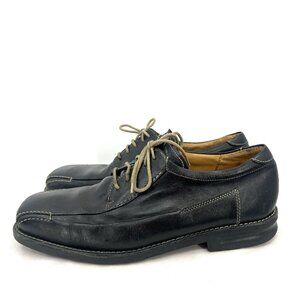 Sandro Moscoloni Black Square Toe Leather Dress Shoes Men’s 12 D